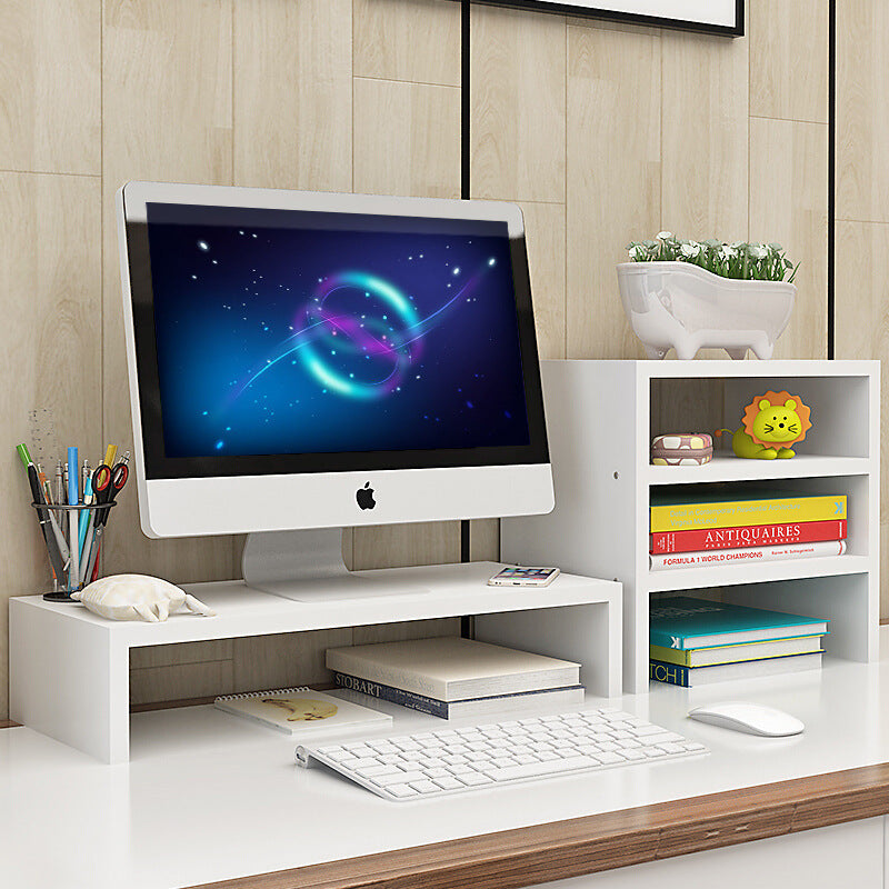 Desktop Computer Riser Monitor Stand Screen Base Heightening Office Desk Organizer Storage Laptop Stand - image 3