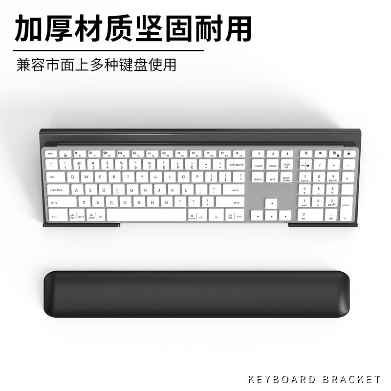 Ergonomic Keyboard Stand Increased Z-Shaped Keyboard Stand Desktop Tilt Transparent Acrylic Stand Keyboard Hand Rest - image 4