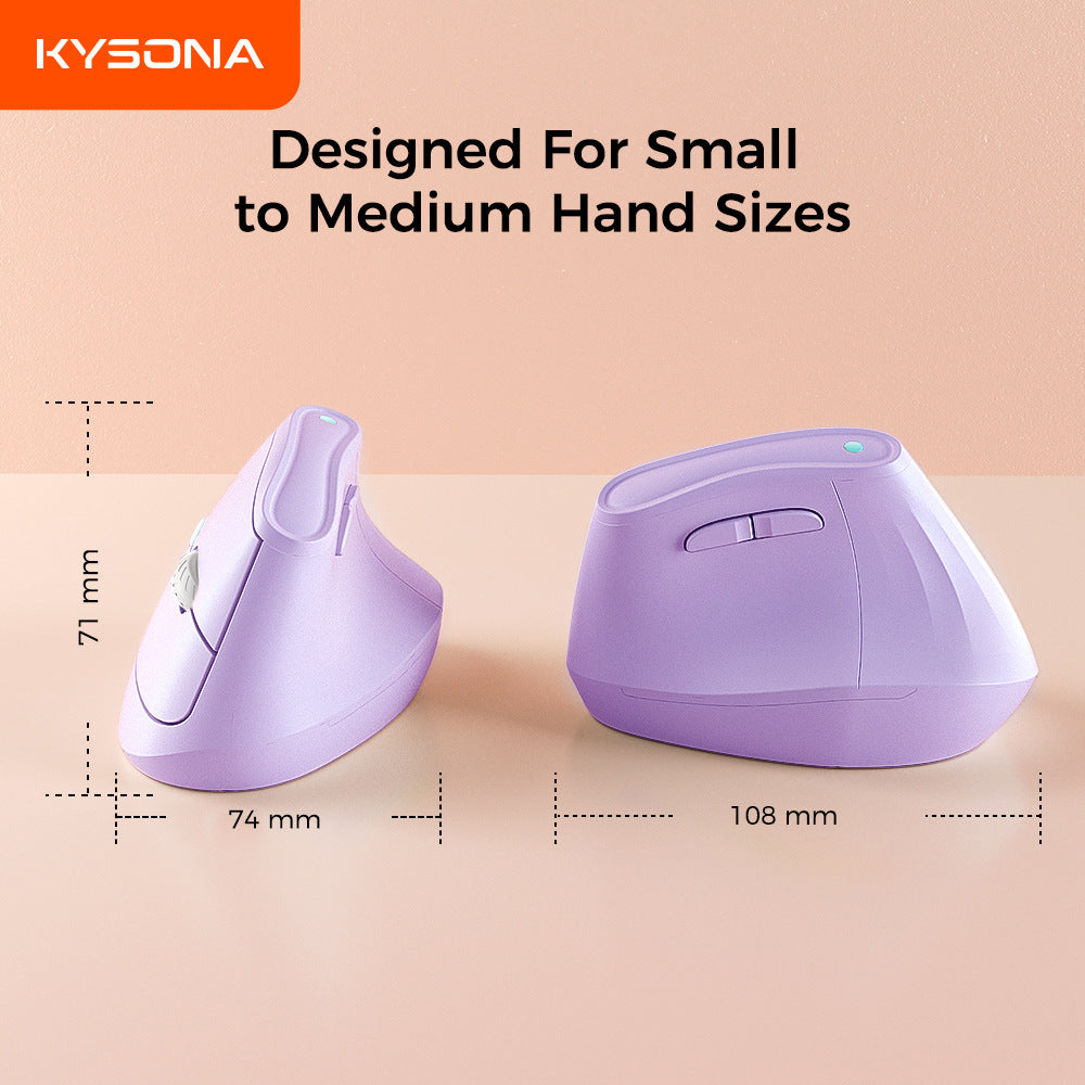 Carefully Selected Kysona Em9 Ergonomic Vertical Mouse and Keyboard, Vertical Mouse, Healthy 4000Dpi, Cross-Border - image 4