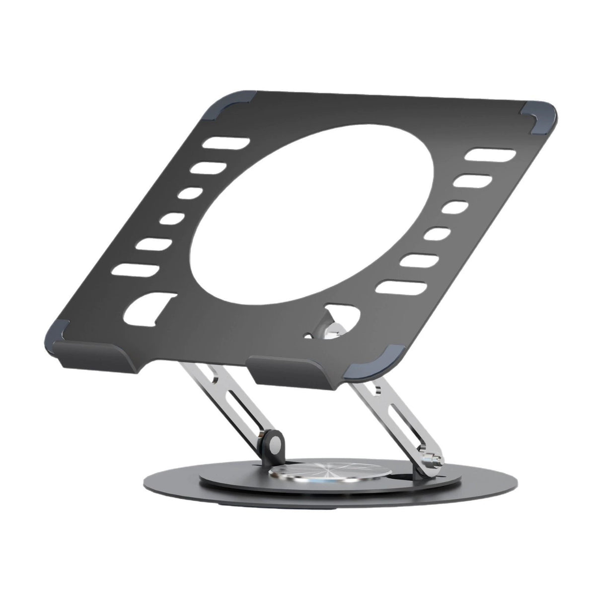 Laptop Stand 360-degree Rotating Adjustable Lifting Bracket Portable Storage Office Tablet Support - image 2