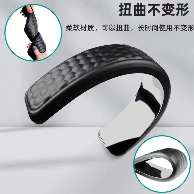 Source Factory Memory Foam Wrist Rest Mouse Pad Mechanical Keyboard Wrist Rest Solid Color Pu Base Office Wrist Rest Wholesale in Stock - image 2