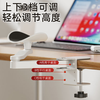Ergonomic Desktop Arm Elbow Rest Extension Stand, No-Drill Desk Mouse Pad Wrist Support Arm Rest Bracket - image 2