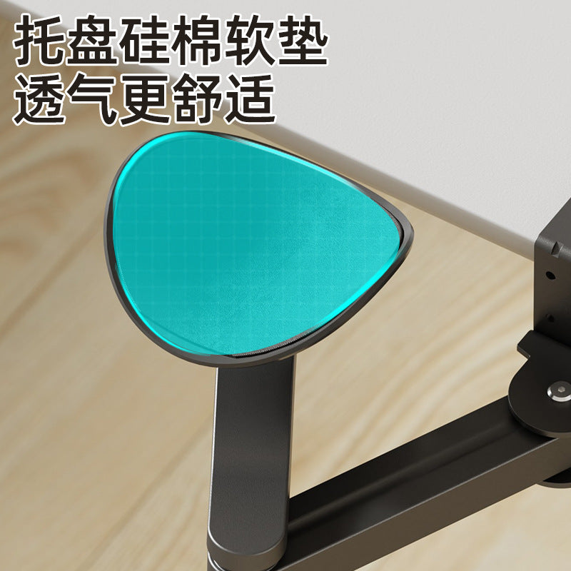 Ergonomic Desktop Arm Elbow Rest Extension Stand, No-Drill Desk Mouse Pad Wrist Support Arm Rest Bracket - image 3