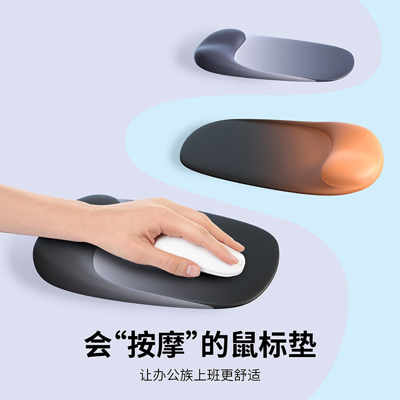 Gradient mouse pad wrist plus logo wrist pad mouse hand wrist rest computer silicone mouse pad girls wholesale - image 4