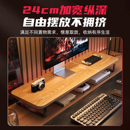 Gaming Room Desktop Computer Monitor Elevated Storage Rack Desktop Storage Rack Bracket Extended Laptop Stand - image 3