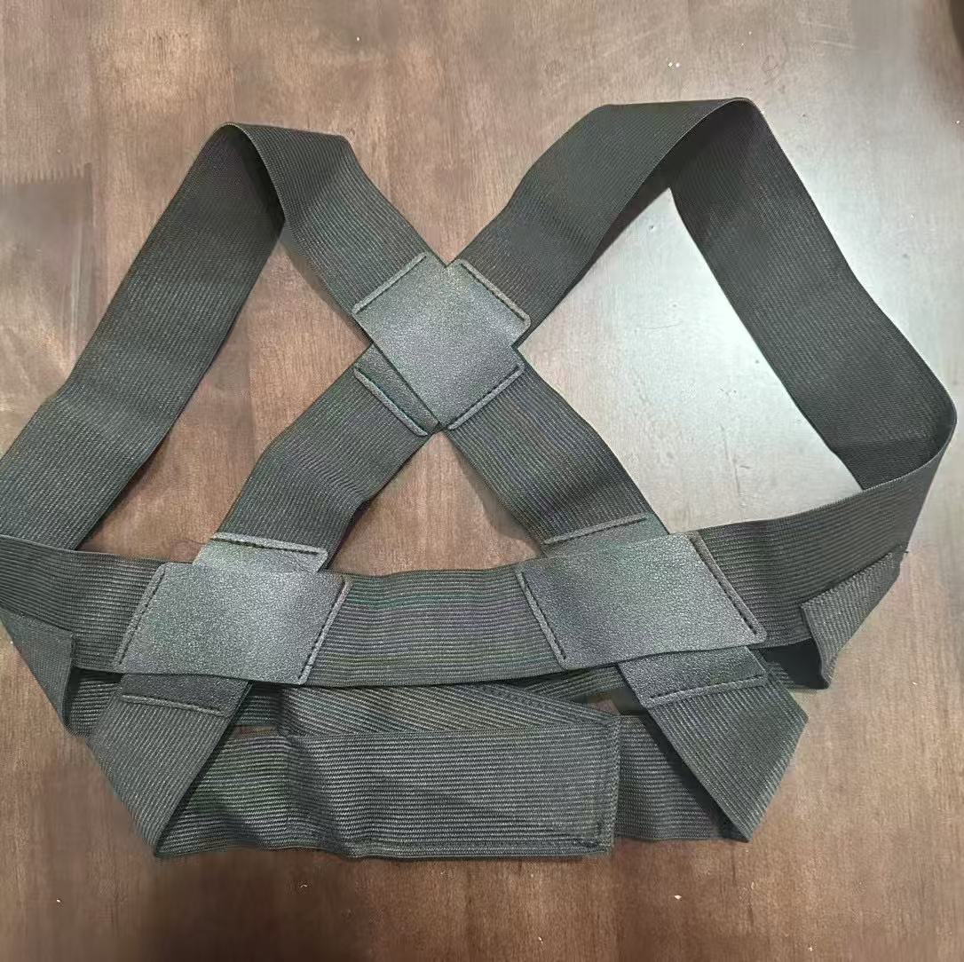Breathable Invisible Sitting Posture Back Corrector Fixed Belt for Students, Same Style Posture Correction Belt with Open Shoulders - image 5