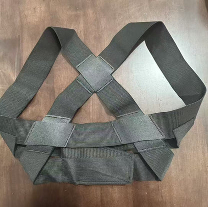 Breathable Invisible Sitting Posture Back Corrector Fixed Belt for Students, Same Style Posture Correction Belt with Open Shoulders - image 5
