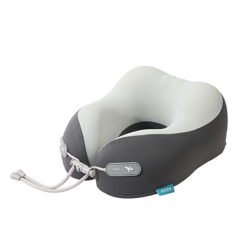 Ice Silk U-Shaped Pillow, Memory Foam U-Shaped Neck Pillow, Family Cervical Spine Pillow, Office Nap Pillow, Stowable Airplane Pillow - image 5