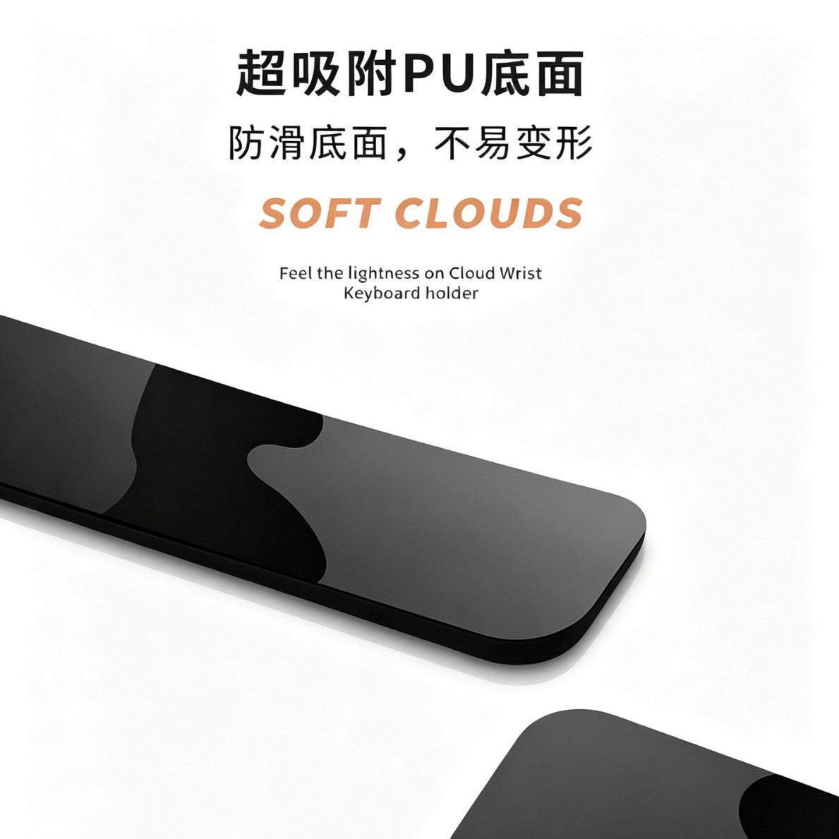 Factory Direct Sales Memory Foam Mouse Pad Wrist Rest Mechanical Keyboard Wrist Rest Office Solid Color Wrist Pad Wholesale - image 4