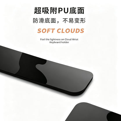 Factory Direct Sales Memory Foam Mouse Pad Wrist Rest Mechanical Keyboard Wrist Rest Office Solid Color Wrist Pad Wholesale - image 4