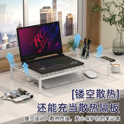 Laptop Stand Cooling Grill Support Stand Home Desktop Heightening Table Support Suspended Desk Dormitory - image 4