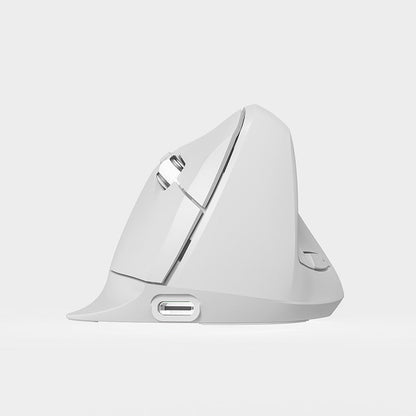 Ergonomic Rechargeable Vertical Mouse Silent Convenient Office Plaid Grip Wireless Bluetooth Vertical Mouse Ready in Stock - image 3