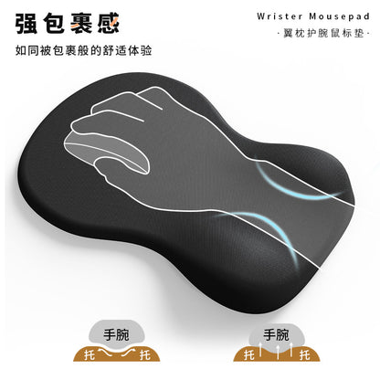 Wrist Mouse Pad Ergonomic Silicone Memory Foam Hand Rest Wrist Protection Anti-Slip Girls Mouse Wrist Pad Palm Rest - image 1