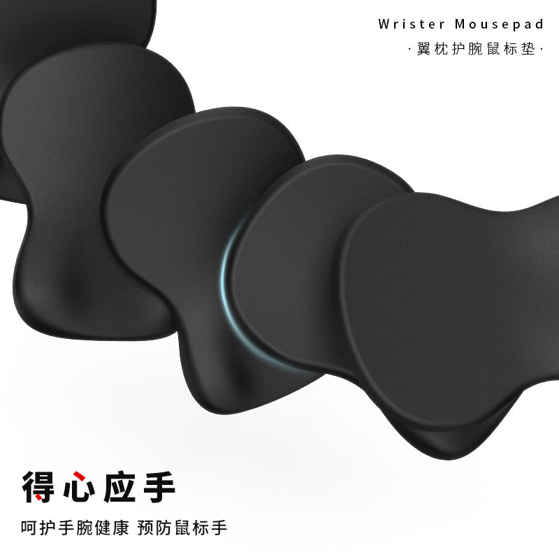 Wrist Mouse Pad Ergonomic Silicone Memory Foam Hand Rest Wrist Protection Anti-Slip Girls Mouse Wrist Pad Palm Rest - image 2