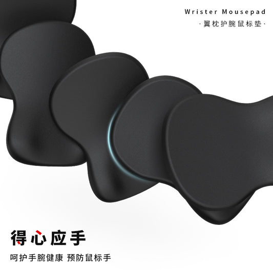 Wrist Mouse Pad Ergonomic Silicone Memory Foam Hand Rest Wrist Protection Anti-Slip Girls Mouse Wrist Pad Palm Rest - image 2