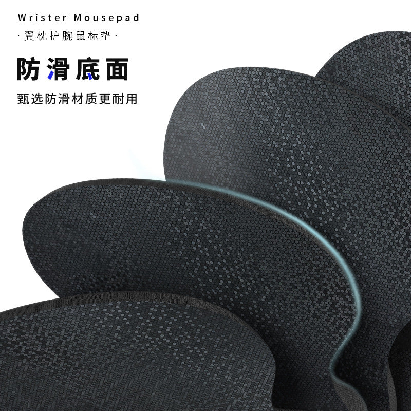Wrist Mouse Pad Ergonomic Silicone Memory Foam Hand Rest Wrist Protection Anti-Slip Girls Mouse Wrist Pad Palm Rest - image 3