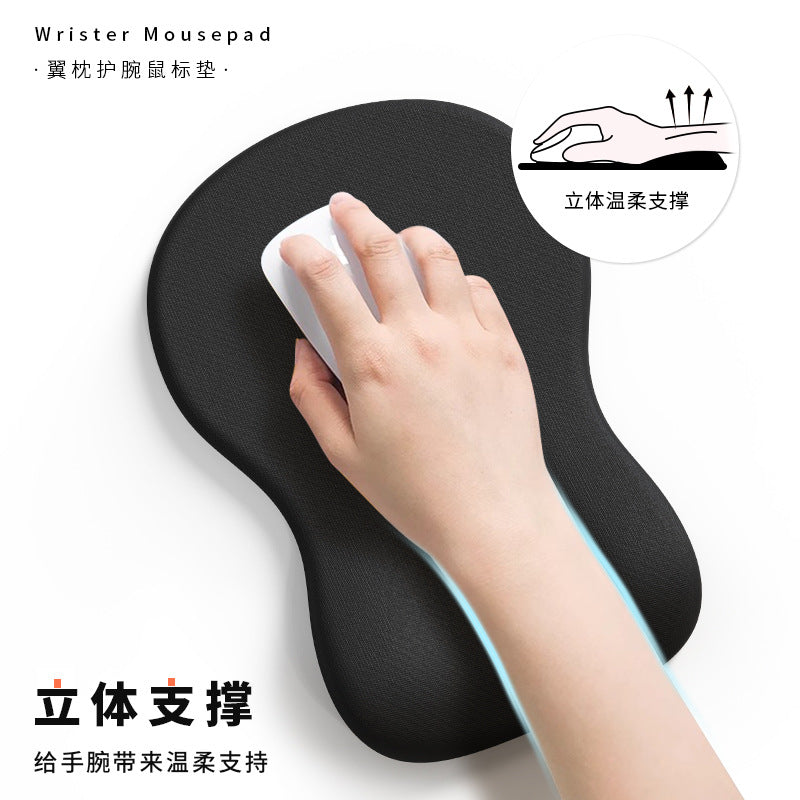 Wrist Mouse Pad Ergonomic Silicone Memory Foam Hand Rest Wrist Protection Anti-Slip Girls Mouse Wrist Pad Palm Rest - image 4