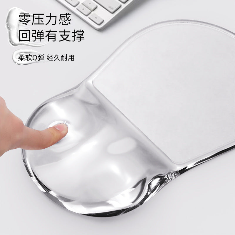 Wrist Mouse Pad Silicone Ergonomic Simple Wrist Support Computer Hand Rest Office Mouse Hand Keyboard Pad - image 1