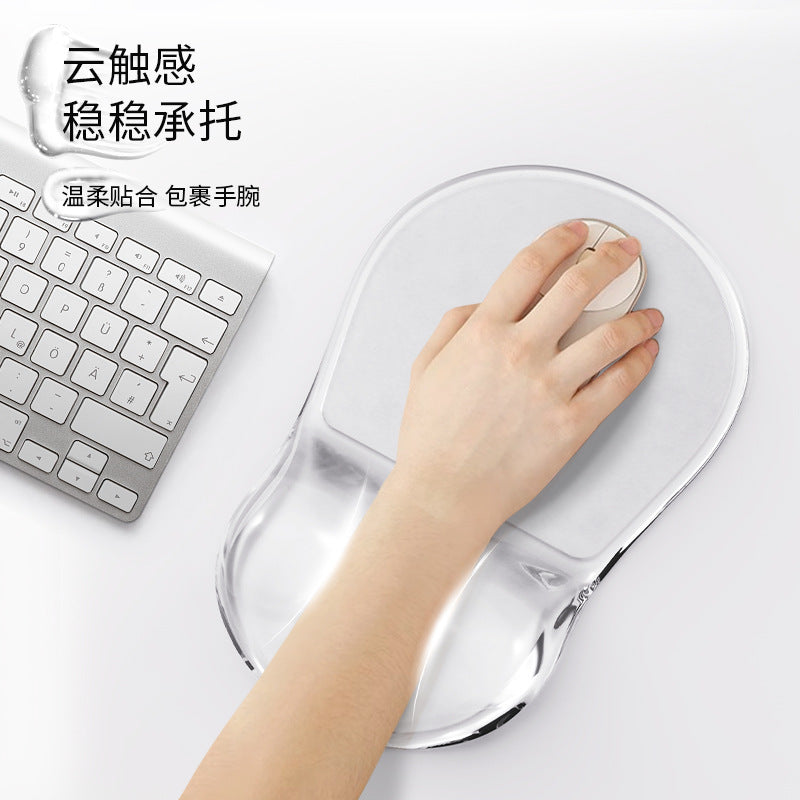 Wrist Mouse Pad Silicone Ergonomic Simple Wrist Support Computer Hand Rest Office Mouse Hand Keyboard Pad - image 2