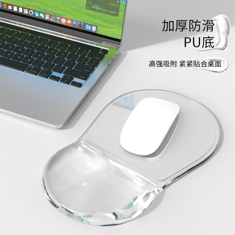 Wrist Mouse Pad Silicone Ergonomic Simple Wrist Support Computer Hand Rest Office Mouse Hand Keyboard Pad - image 3
