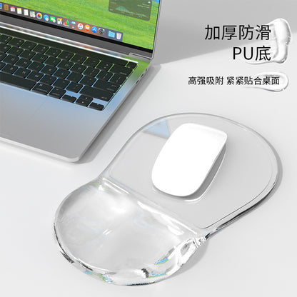 Wrist Mouse Pad Silicone Ergonomic Simple Wrist Support Computer Hand Rest Office Mouse Hand Keyboard Pad - image 3