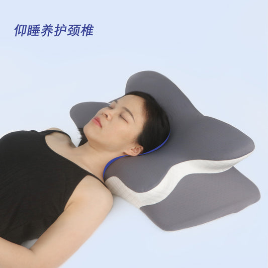 Amazon's Popular Memory Foam Pillow, Breathable Cervical Spine Special-Shaped Pillow, Zero-Pressure Slow Rebound Butterfly Memory Pillow - image 2
