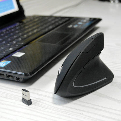 Wireless Optical Mouse Laptop Vertical Mouse Vertical Optical Mouse Ergonomic Design Mouse - image 3