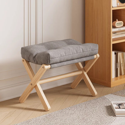 Office Lunch Break Footrest, Foldable Footstool, Nap Footrest, Sofa Side Table Stool - image 3