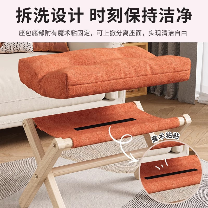 Office Lunch Break Footrest, Foldable Footstool, Nap Footrest, Sofa Side Table Stool - image 4