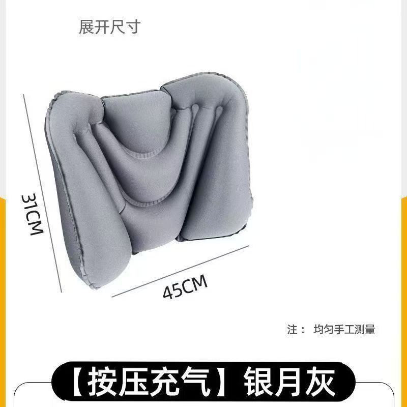 Press-Type Inflatable Lumbar Cushion for Long-Distance Flights, Travel Lumbar Support Cushion, Lumbar Cushion, Artifact, High-Speed Rail Portable - image 4