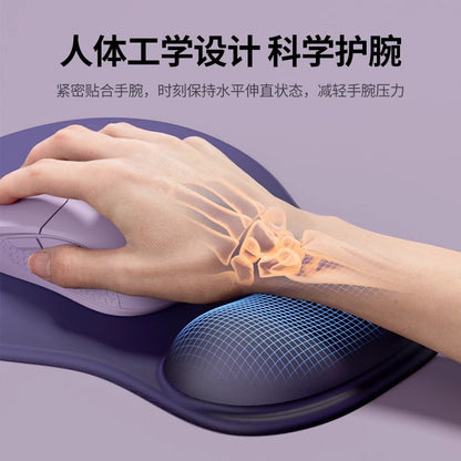 Wrist Mouse Pad Hand Rest Ergonomic Wrist Support Women's Wrist Rest Keyboard Boys Anti-Jq Inflammation Rubber Mat - image 2