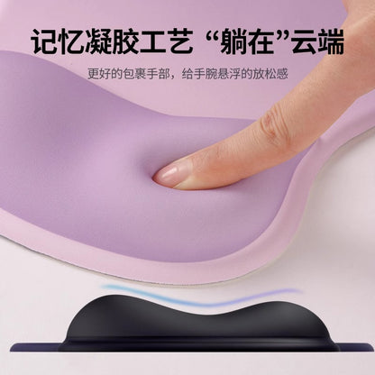 Wrist Mouse Pad Hand Rest Ergonomic Wrist Support Women's Wrist Rest Keyboard Boys Anti-Jq Inflammation Rubber Mat - image 3