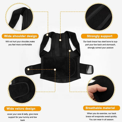 Cross-Border Hot-Selling Unisex Back Correction Belt Shoulder and Back Posture Corrector Sports Posture Adjustment Shaping Vest - image 2