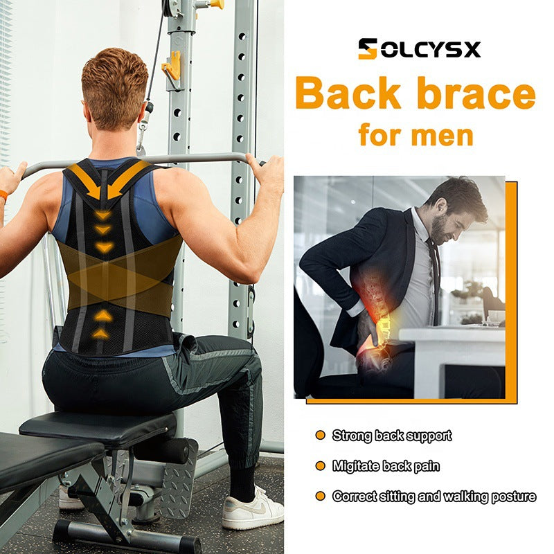 Cross-Border Hot-Selling Unisex Back Correction Belt Shoulder and Back Posture Corrector Sports Posture Adjustment Shaping Vest - image 3