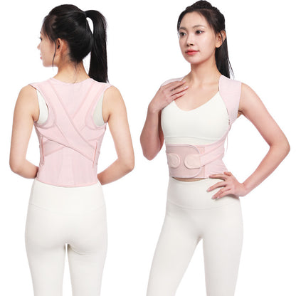 Big Brand Carefully Selected Posture Correction Belt Invisible Prevention Breathable Straight Back Adult Men and Women Back Hunchback Corrector - image 5