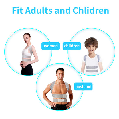Cross-Border Hot-Selling Posture Correction Belt for Students Sitting Posture Belt for Men and Women Invisible Back Fixed Belt Shoulder and Back Support Belt - image 3
