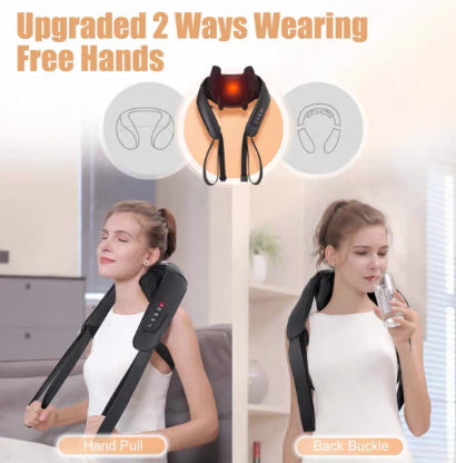 Neck And Shoulder Massager For The Cervical Spine