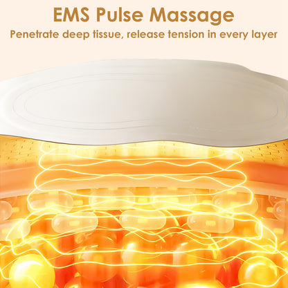 EMS Lower Back Massager Heating Pad Cordless Heating Pad For Back Belly…
