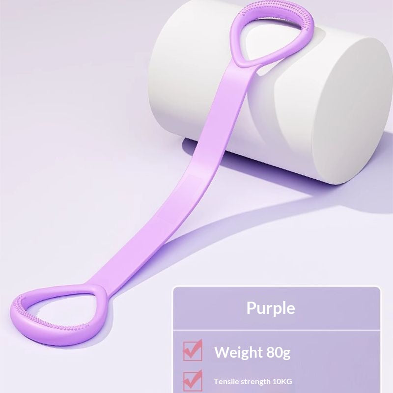 Yoga Back-Opening Training Tool High-Elastic Figure-8 Resistance Band