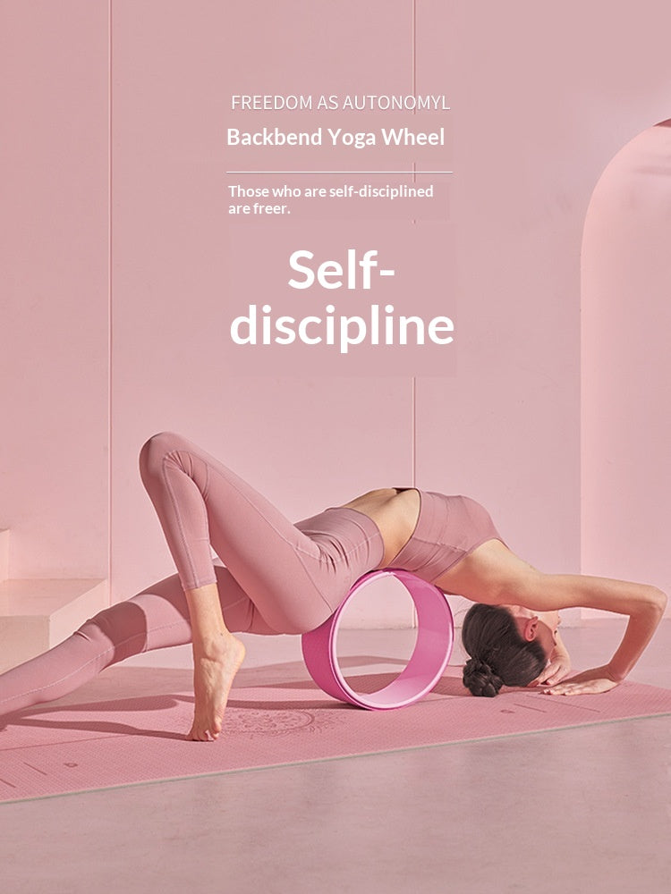 High-Density EVA Yoga Wheel Home Pilates Circle Backbend Aid Beginner Spinal…