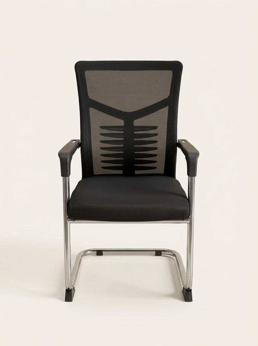 Arcseat Curved Metal-Frame Office Chair