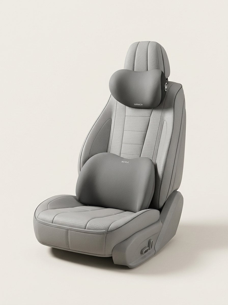 Roadrest Memory Foam Car Lumbar Cushion – Removable Washable Cover