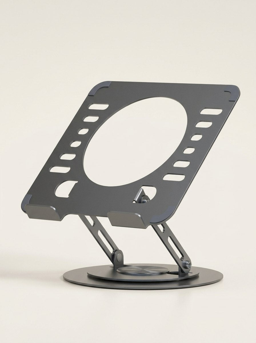 Rotolift 360-Degree Rotating Wrought Iron Laptop Stand